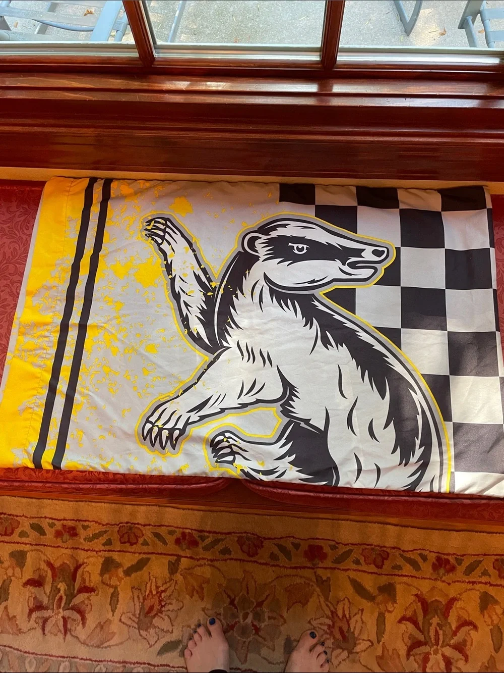Harry Potter Hufflepuff pillowcase used